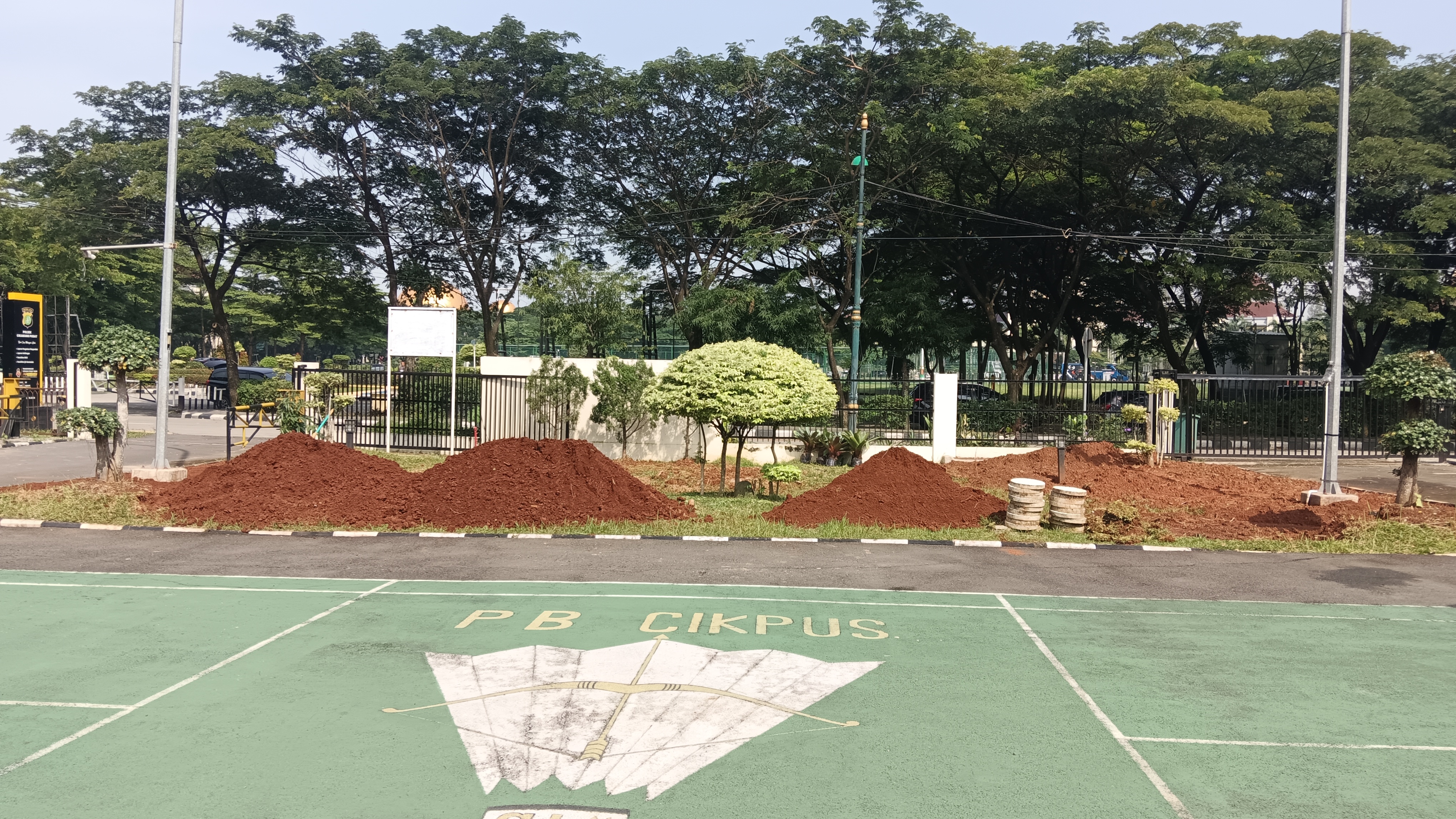 Pembuatan taman hijau